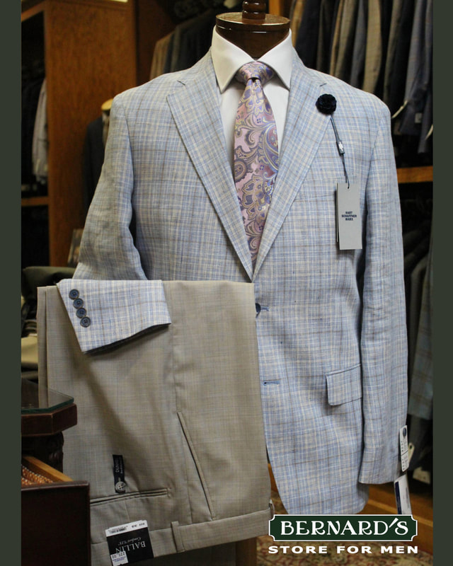Hart Schaffner Marx sports coats, ties, shirts, pants - Sharp dressed men - Bernard's Store for Men, Jasper, Alabama